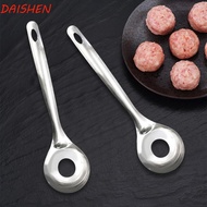 DAISHEN Croquettes Meatball Spoon Mold, with Round Hole Non-stick Meatball Maker Spoon, Household St
