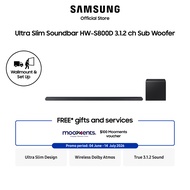Samsung HW-S800D/XS Ultra Slim Soundbar 3.1.2 ch Sub Woofer (2024)