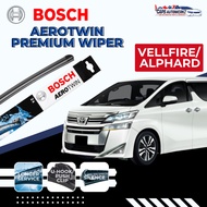 Toyota Vellfire / Alphard BOSCH Car Wiper Set | AeroTwin Premium Windshield Front Wiper | Rear Wiper (OEM ONLY)