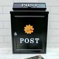 Mailbox POST Sunflower Shopee Supermarket Pick-Up Limit 1 Piece Cast Aluminum Country Style Suggesti