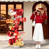 New Year Signage Spring Festival Event Atmosphere Decoration Props Chinese New Year Decoration Atmos