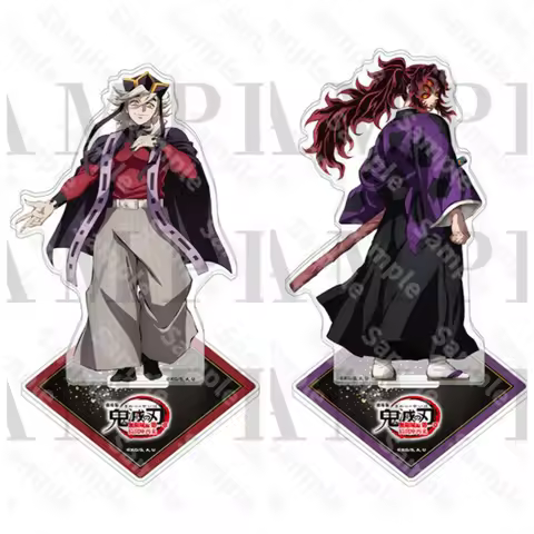 Demon Slayer Anime Peripheral Acrylic Stand Model Kimetsu No Yaiba Douma Kokushibo Akaza Desktop Orn