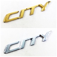 HONDA CITY GOLD EMBLEM CITY GM6 GOLD EMBLEM CITY GM6 CHROME EMBLEM