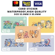 Pokemon TNG Card Skin - Touch n Go Card Sticker Cover (Waterproof, High Quality) ,TNG CARD