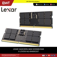 LEXAR 16GB DDR5/4800 SODIMM LAPTOP MEMORY 100% ORIGINAL