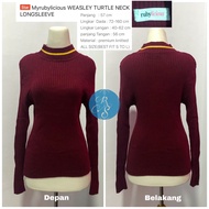 PRELOVED Myrubylicious - Weasley Turtle Neck Longsleeve (Gryffindor Sweater)