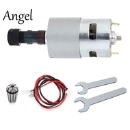 DC Motor CNC 775 Spindle Motor 100W 12-24VDC 10000RMP + ER11 Collet for DIY Mini CNC 3018 3018Pro 30