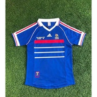 Retro 98 French Football Jersey Zidane 1998 French Football Jersey