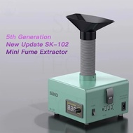 ZHIj warranty SK-102 Fume Extractor 150W Soldering Smoke Extractor with 3-Stage Filters &LED Strong 