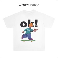 26SS Fashion T-Shirt OK Viral Unisex T-Shirts Quality Clothing Casual T-Shirts Hipster T-Shirts Men'