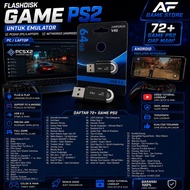 PS2 64GB USB 2.0 Game Flash Drive for PC and Android Emulator, 72+ games