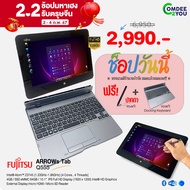 โน๊ตบุ๊ค แท็บเล็ต Fujitsu Stylistic Q555 / RAM 4GB / SSD 64GB / จอ 10.1"  WUXGA / Micro HDMI / WiFi / Bluetooth / Webcam / สินค้า USED สภาพดี มีประกัน By Comdee2you