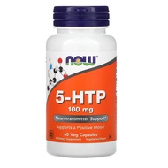 🇯🇵【Direct from Japan】NOW Foods, 5-HTP, 100 mg, 60 Veg Capsules