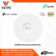TP-LINK EAP683 LR AX6000 Ceiling Mount Dual-Band Wi-Fi 6 Wireless Access Point 1× 2.5G PoE + Port