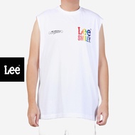 LEE เสื้อยืดแขนกุดผู้ชาย คอลเลคชั่น Lee Smiley รุ่น LE S625MTANN48