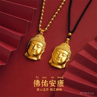 Non-Dehydrated Shellfish Tathagata Necklace au750 Pendant Head Benming Buddha Mold Pendant Wholesale