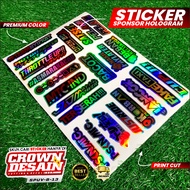 Viral Vinyl Hologram Words Sticker Pack 23 pcs - Latest Viral Design Sponsor Pack Sticker Package - 