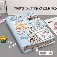 West Highland Note Magnetic A6 Leather Loose-leaf pu Detachable Notebook Notepad A5 Student Diary Ha