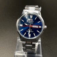 [N-Time]Shop นาฬิกาข้อมือชาย orient มาใหม่ล่าสุด หน้าปัดขนาด 40มม. สายเลทตัดสายได้ตามขนาดข้อมือ มีวันที่ สัปดาห์ พร้อมกล่องหนัง