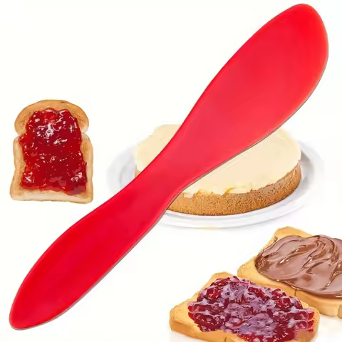 1PC Plastic Cream Spatula, Jam Spatula Toast Peanut Butter Nougat Smoothing Tool To Bake Cake Home B