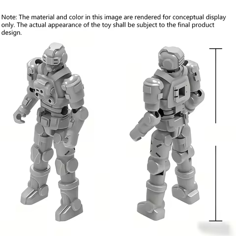 Sheik Mainland 3MIN PROJECT Quick Assembly 1/60 Scale Robot Model Kits Cooperative Combat Team 6pcs/