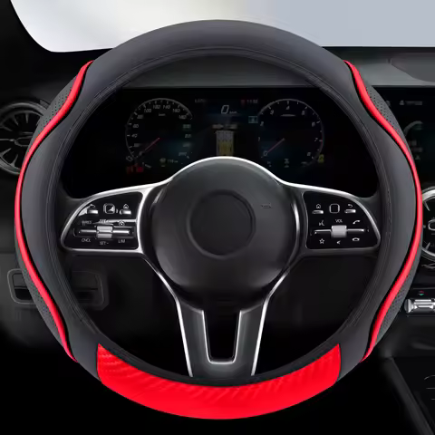 Pu Leather Steering Wheel Cover for Bmw E90 E46 F30 F10 Chevrolet Cruze Citroen C4 C3 Jeep Renegade 