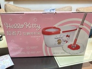 Hello Kitty超省力旋轉拖把組