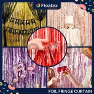 (Ready Stock) Foil Fringe Curtain Backdrop for Birthday Decoration Photo Booth Wedding Baby Shower P