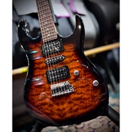 Ibanez Gio GRX70QA Humbucker Electric Guitar with HSH Pickup - Sunburst