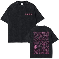 Vintage Rock Band Lany T-shirts Men Women Hip Hop Retro Oversized T-shirt Male Fashion Trend T Shirt