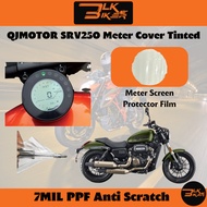 QJMOTOR SRV250 Cover Meter Tinted Meter Screen Protector Clear PPF TPU Sticker Clear SRV 250