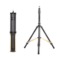 252cm/99in Adjustable Tripod Stand Video Light Stand Carbon Fiber 4-section Adjustable 6kg/13.2lbs L