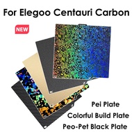 HB For Elegoo Centauri Carbon Printer Build Plate PEO PET PEI Sheet for Elegoo CC Build Plate Dual S