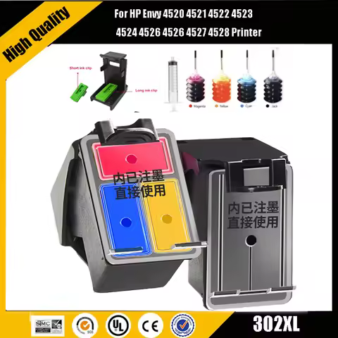 Einkshop for 302xl HP 302 XL Ink Cartridge for HP Deskjet 2130 ENVY 4520 Officejet 4650 Deskjet 3630