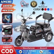 2025 new 20A basikal elektrik 3 roda Adult 2 Seat Electric Bicycle e bike electric bike basikal elek