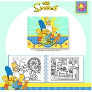 [PDF] 50+ Pages The Simpsons Coloring Book | Buku mewarna kanak2 | A5 Size HD| PDF Instant Download
