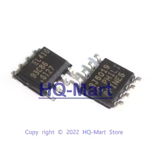 10 PCS AT93C86-10SI-2.7 SOP-8 AT93C86 93C86A SU27 93C86 16K-Bit 3-wire Serial EEPROM Memory Chip IC