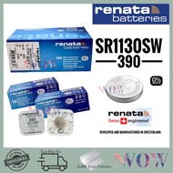 Renata 390 SR1130SW Battery Silver 1.55V Battery SWISS MADE
