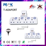 PEAK 13A HEAVY DUTY T ADAPORT / Plug Socket Extension / wall Socket 13A