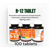 VITAMIN B-12 TABLET FOR GAMEFOWL 100TABLETS