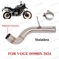 Escape For VOGE 900DS DS900X DS900 X 2024-2025 Motorcycle Exhaust Middle Link Pipe Original Connect 