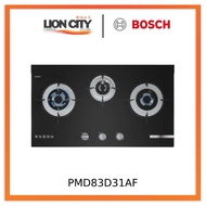 Bosch PMD83D31AF Series 4 Gas hob 78 cm Tempered glass, Black