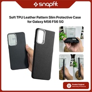 SNAPFIT Case Samsung Galaxy M56 F56 5G SNAPFIT Soft TPU Leather Pattern Slim Thin Protective Cover C