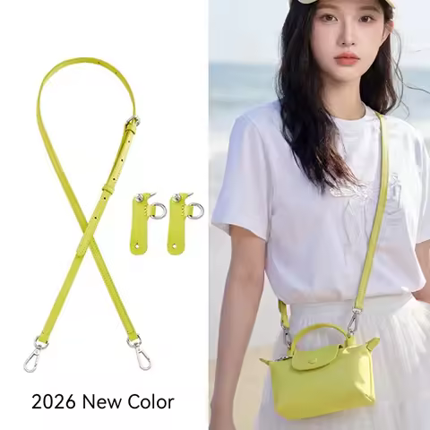 New Leather Bag Strap For Longchamp Mini Lime Durable Fashion Without Punching Modification Bag Acce