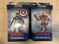 Marvel Legends 英雄人物Figure (美國隊長/Iron Man)