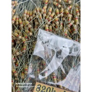 10 pcs resistor 1/2 watt 820k