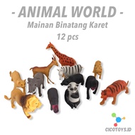ANIMAL WORLD - RUBBER ANIMAL TOYS - RUBBER ANIMAL TOYS