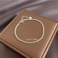 [Xiaohongshu Recommended] S999 sterling silver Anklet female star birthday Gift High-End Girlfriends