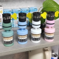 0°Rotatable Faucet Six-Layer Filter Removable Washable Shower Sprinkler Natural Water Purification% 