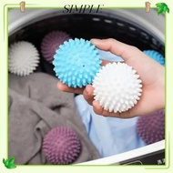 SIMPLESHOP 3Pcs Laundry Balls, PVC Reusable Dryer Ball,  Anti Winding Washing|Drying Fabric Softener